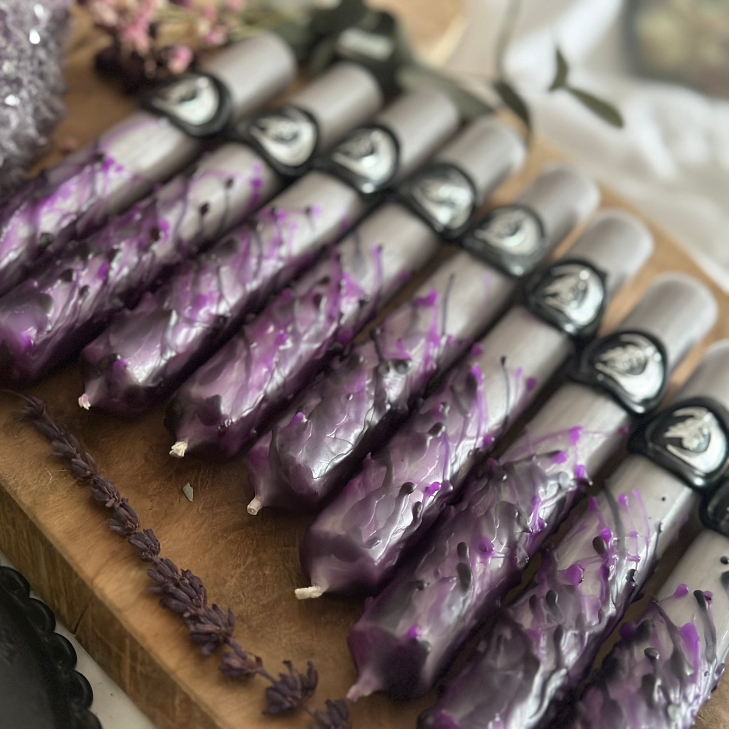 Witchy Kerze Mondgöttin „Hekate“ Chenoas Zaubergarten