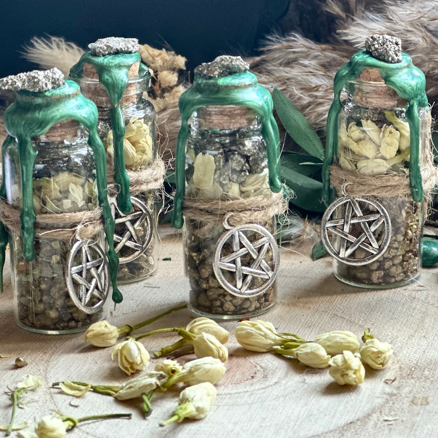 Spell Jar „Money Me“ – Dein magisches Füllhorn für Reichtum, Erfolg & Fülle –