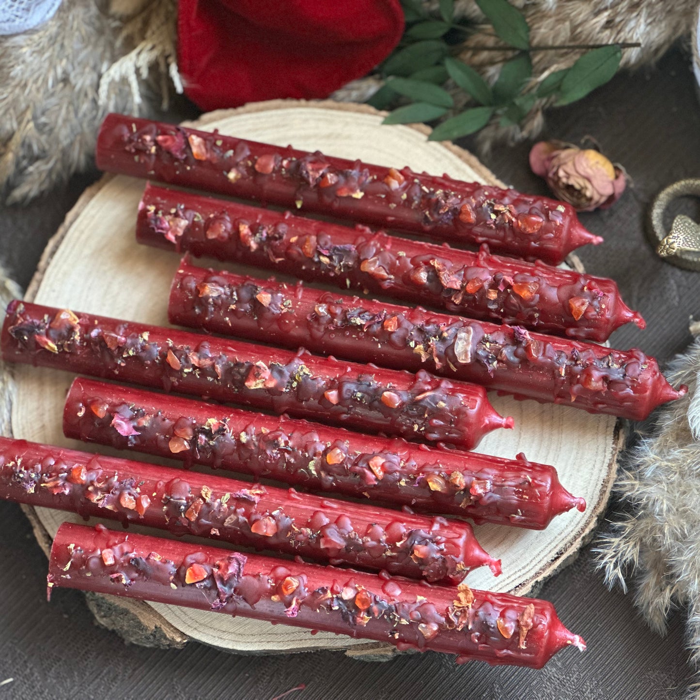 Ritualkerze Liebe Liebesritual mit Anleitung/ Love and Spice