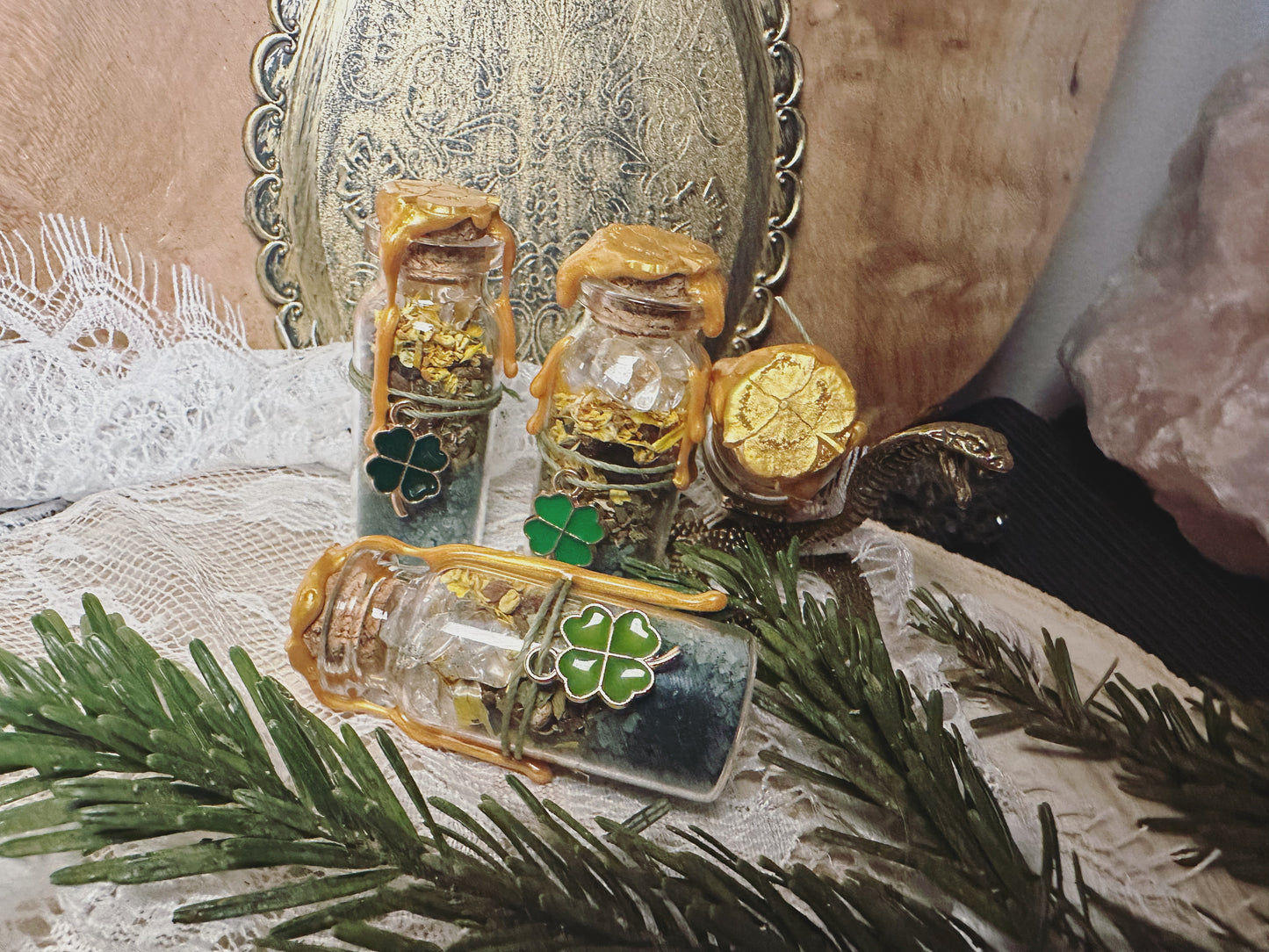 Spell Jar Glück / Glücksbringer und Erfolg - Chenoas Zaubergarten