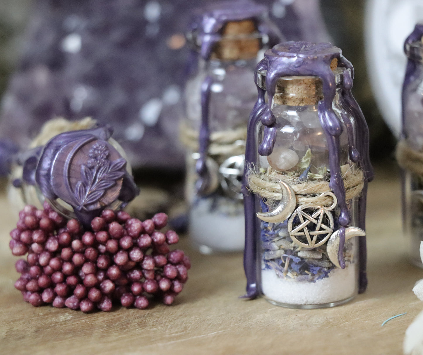 Spell Jar „Mystische Träume“ Chenoas Zaubergarten