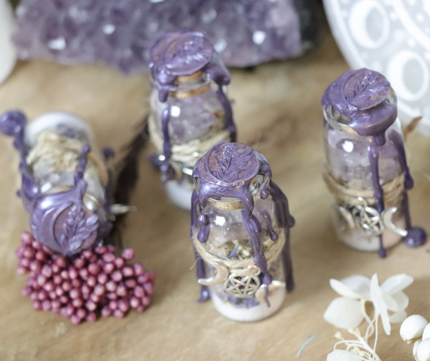Spell Jar „Mystische Träume“ Chenoas Zaubergarten