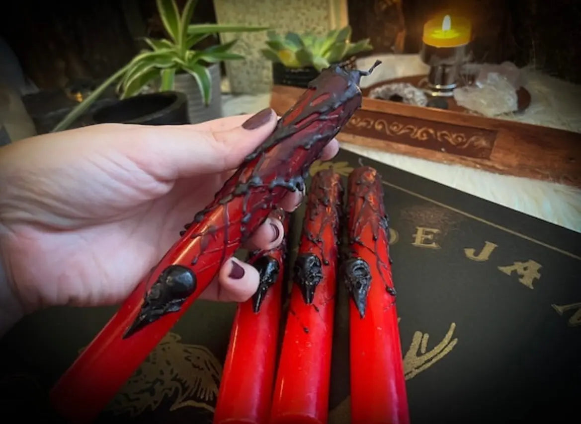 Witchy Kerze „Lilith“ - Chenoas Zaubergarten