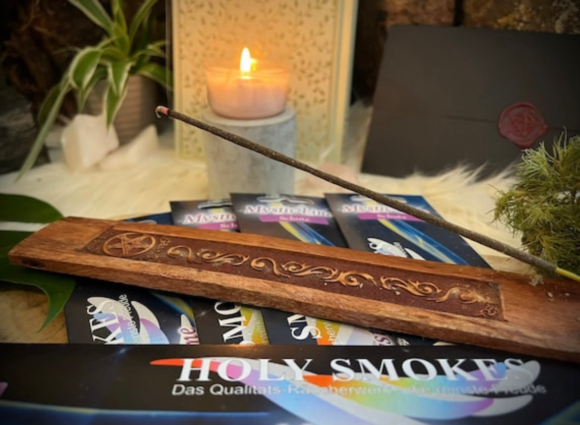 Mystic Line „Schutz“ Räucherstäbchen - Agarholz / Schutz vor negativen Energien , Reinigung des Hauses und spirituelle Rituale Chenoas Zaubergarten