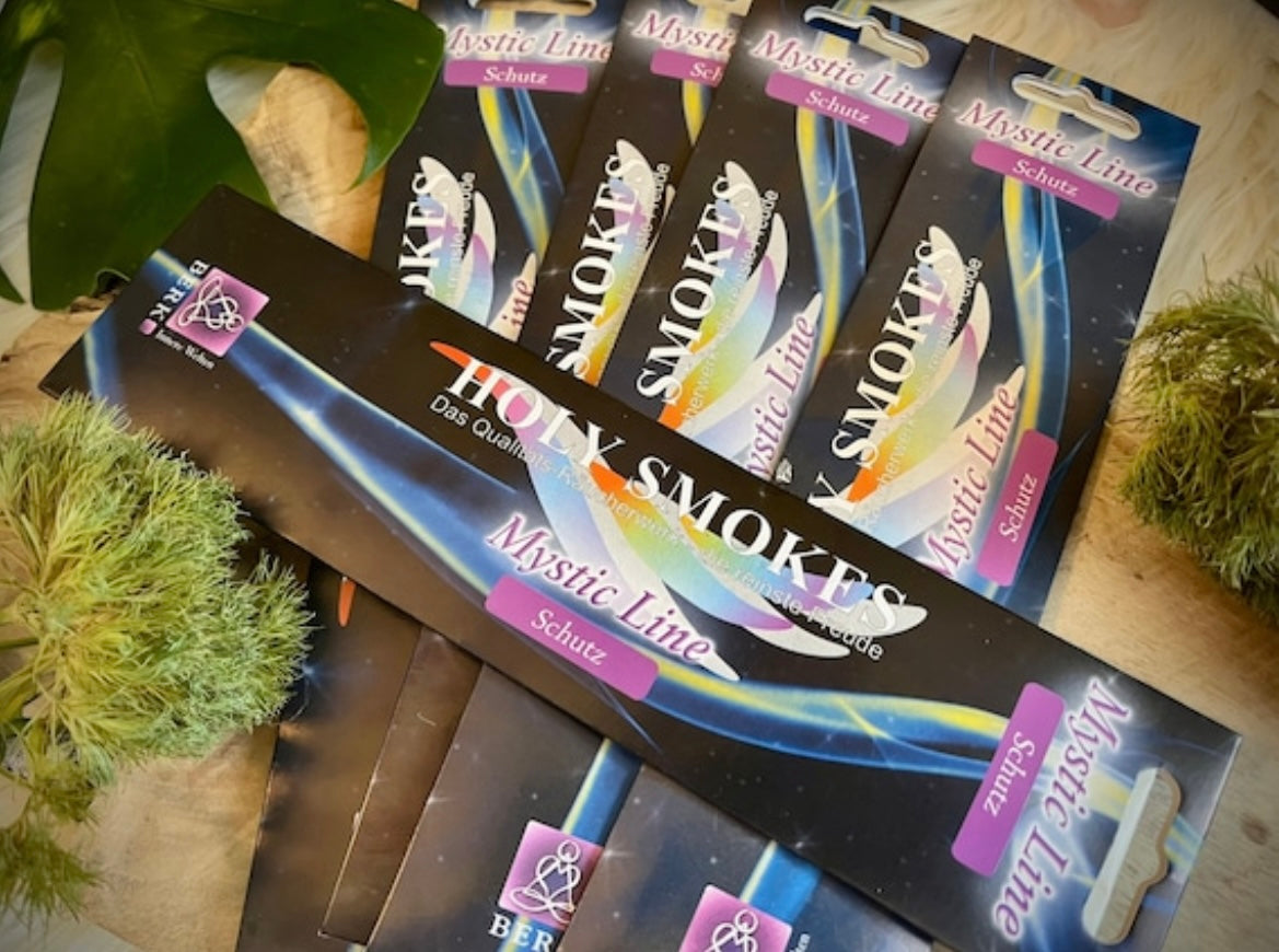 Mystic Line „Schutz“ Räucherstäbchen - Agarholz / Schutz vor negativen Energien , Reinigung des Hauses und spirituelle Rituale Chenoas Zaubergarten