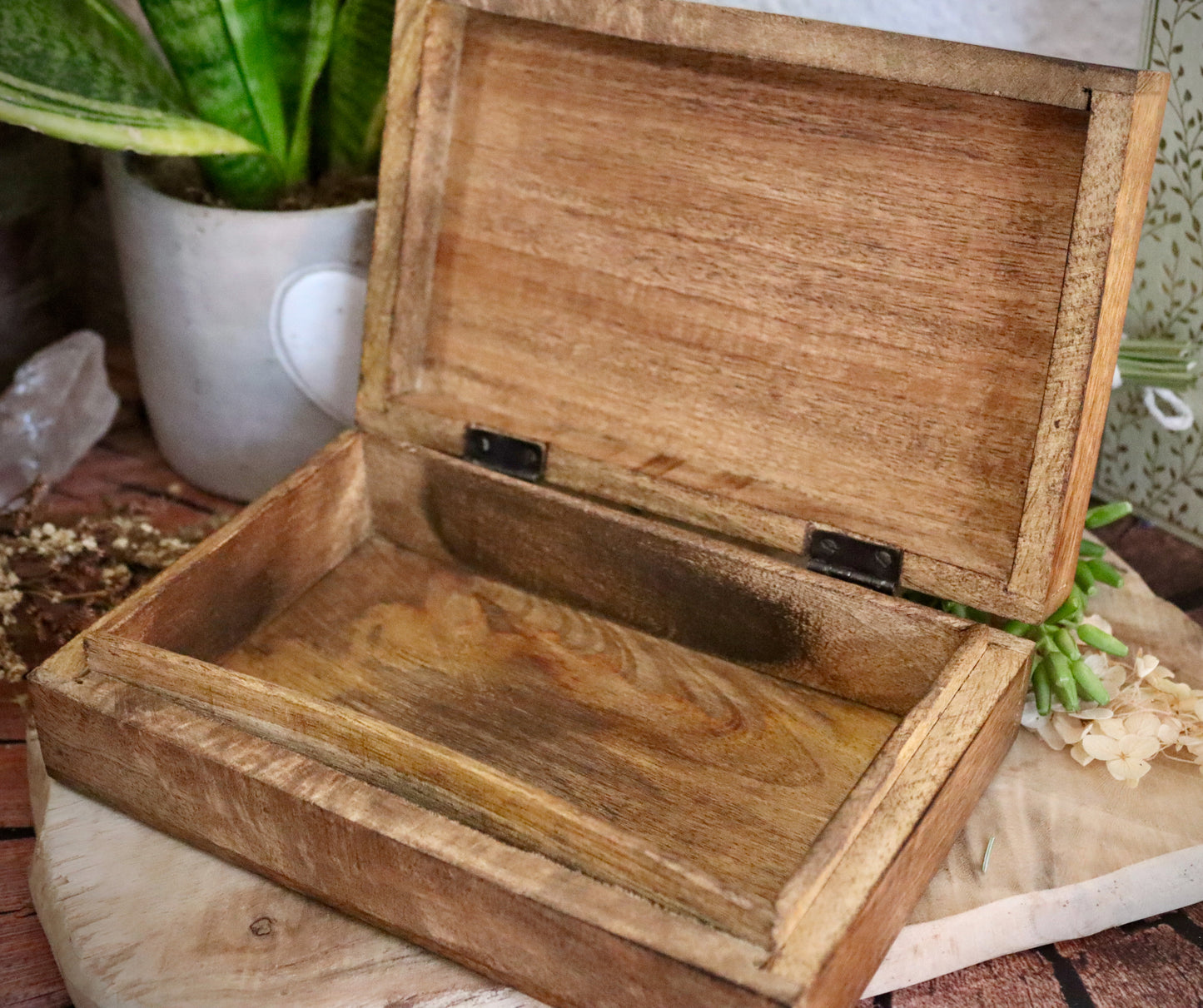 Traumfänger Holzbox Chenoas Zaubergarten