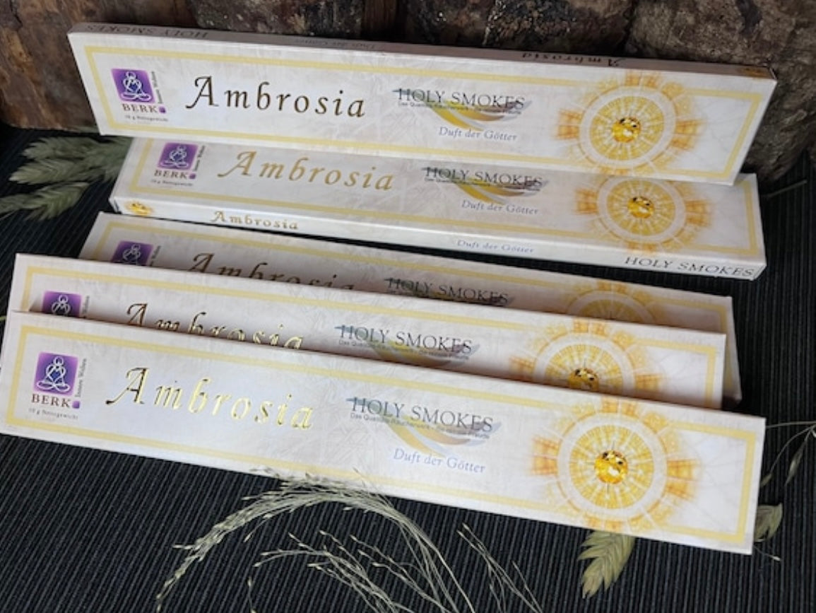 Räucherstäbchen Ambrosia - Duft der Götter - Liebesstäbchen /Räucherwerk / Liebe / Aphrodisiacs Chenoas Zaubergarten
