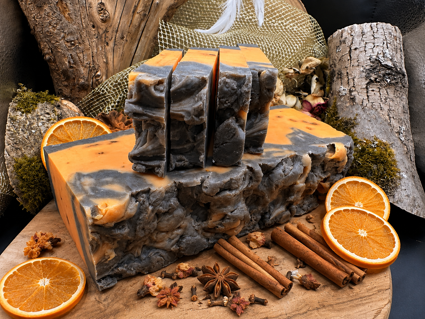 Ritualseife Glückszauber- Zimt Orange