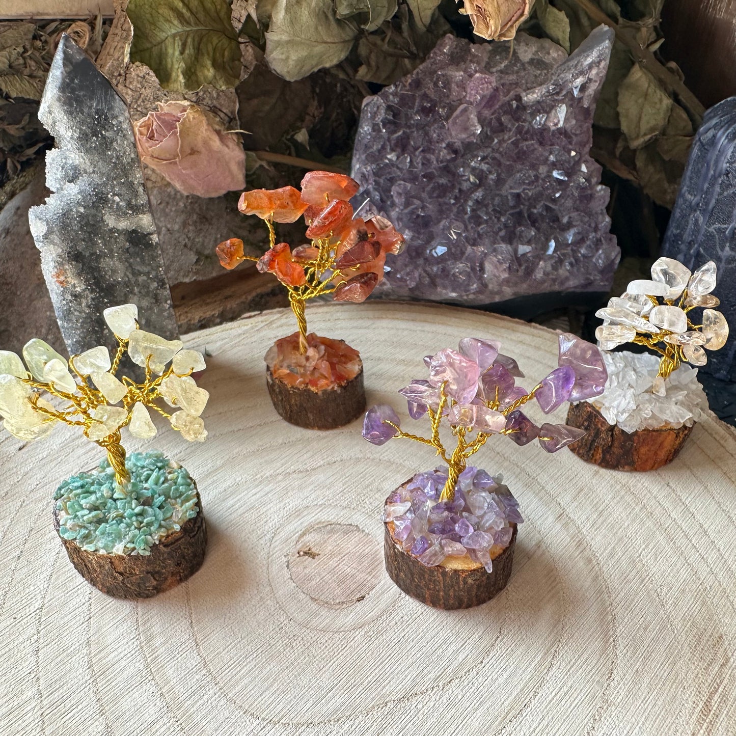 Edelsteinbäumchen - Kristall-  Hüter des verborgenen Lichts