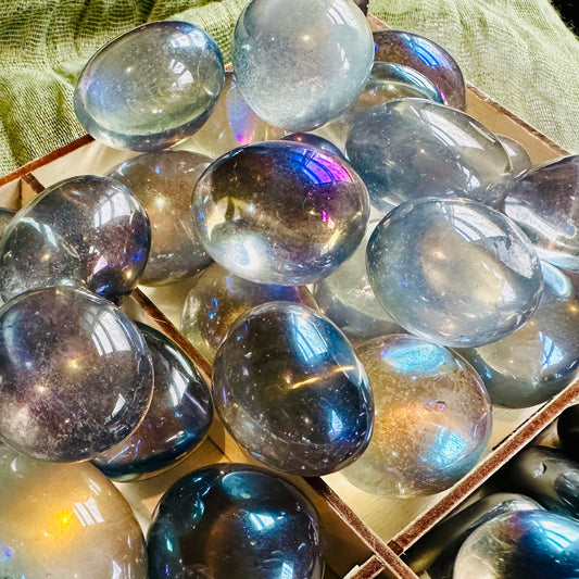 Angel Aura Bergkristall – Trommelstein