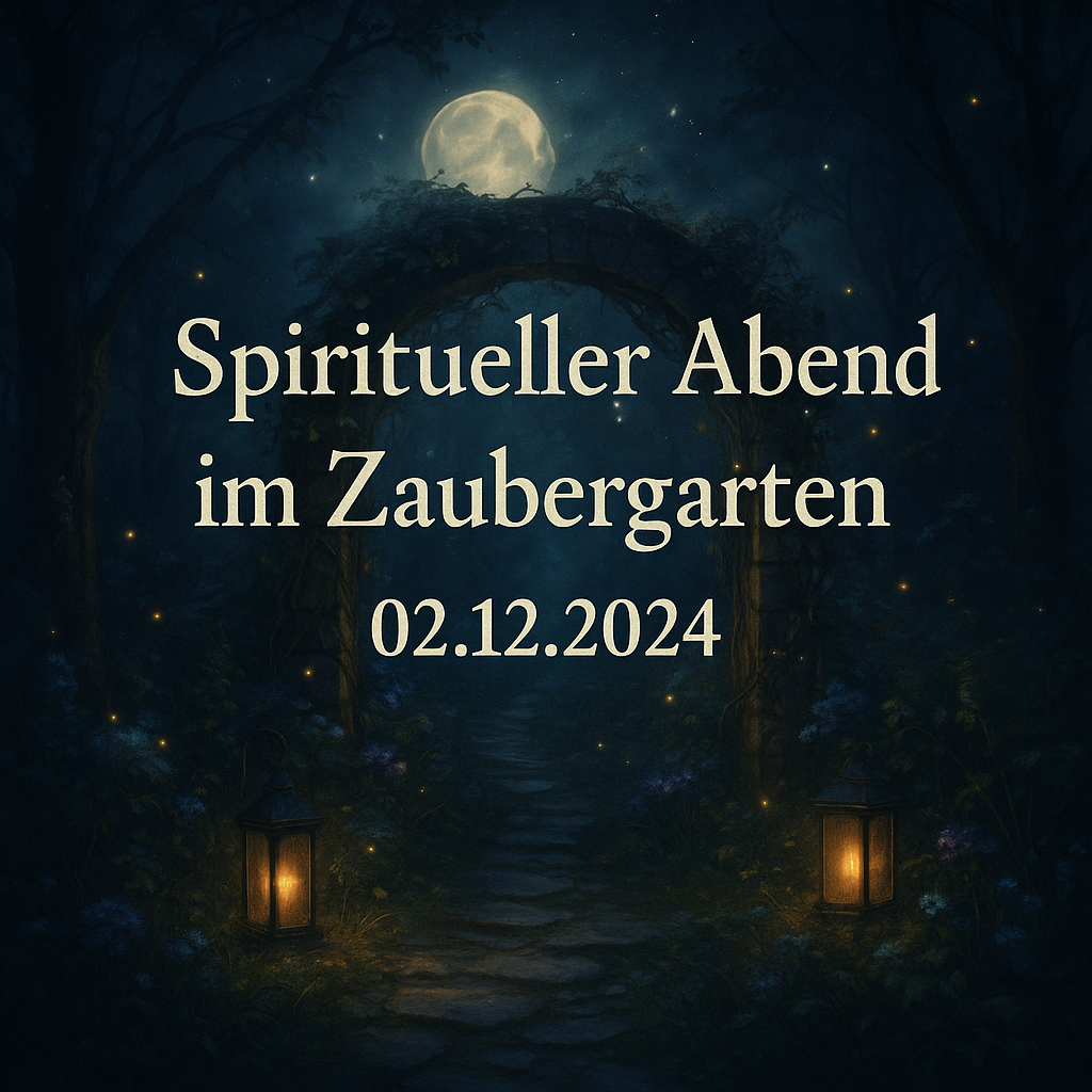 ✨ Spiritueller Abend im Zaubergarten – 02.12.2025 um 19:00 Uhr ✨ Begrenzt auf 10 Plätze