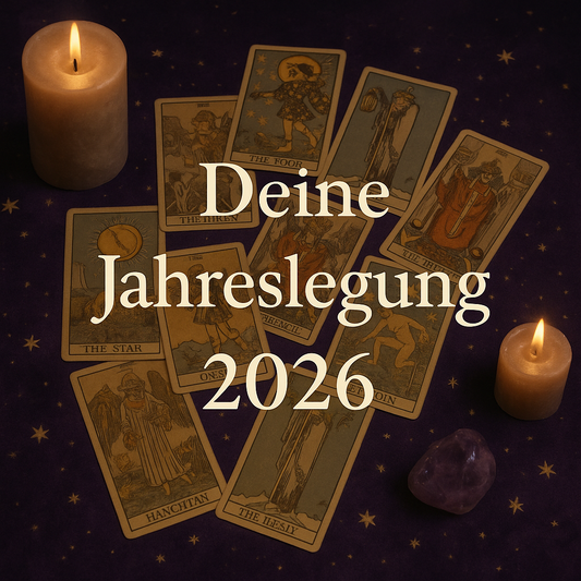 🌕 Tarot Jahreslegung 2026 – Dein magischer Blick in das kommende Jahr