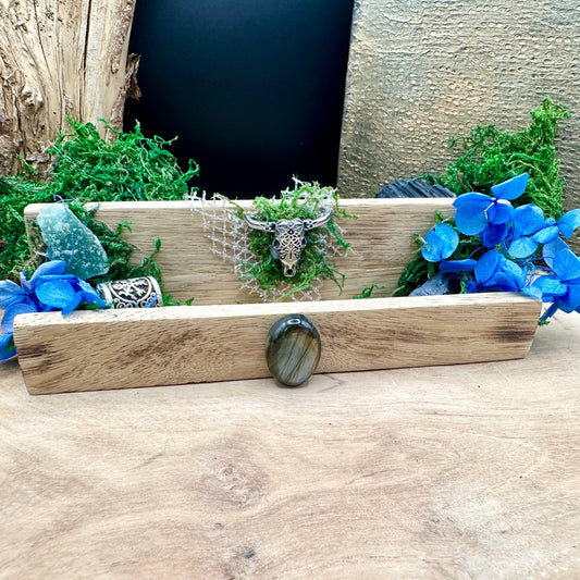 ✨ Tarotkarten-Halter „Nordische Schutzkraft“ – Handgemachtes Unikat ✨