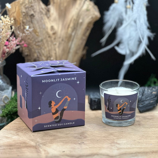 Moonshine Yoga Sojawachskerze Moonlit Jasmine