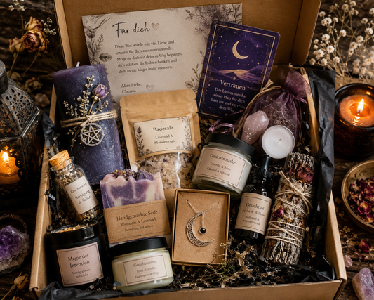 Persönliche Magische mystery Goodie Box - Magie trifft Naturkosmetik
