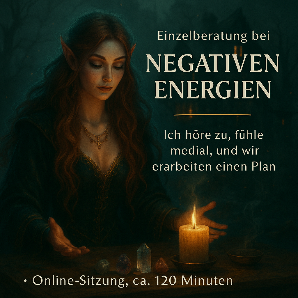 Einzelberatung bei negativen Energien, Fremdenergien & spirituellen Blockaden