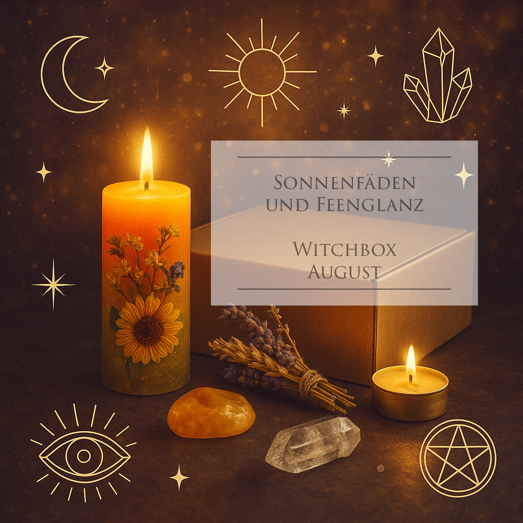 Chenoas Witchbox- Jeden Monat ein neues Ritual-August – Sonnenfäden & Seelenglanz –