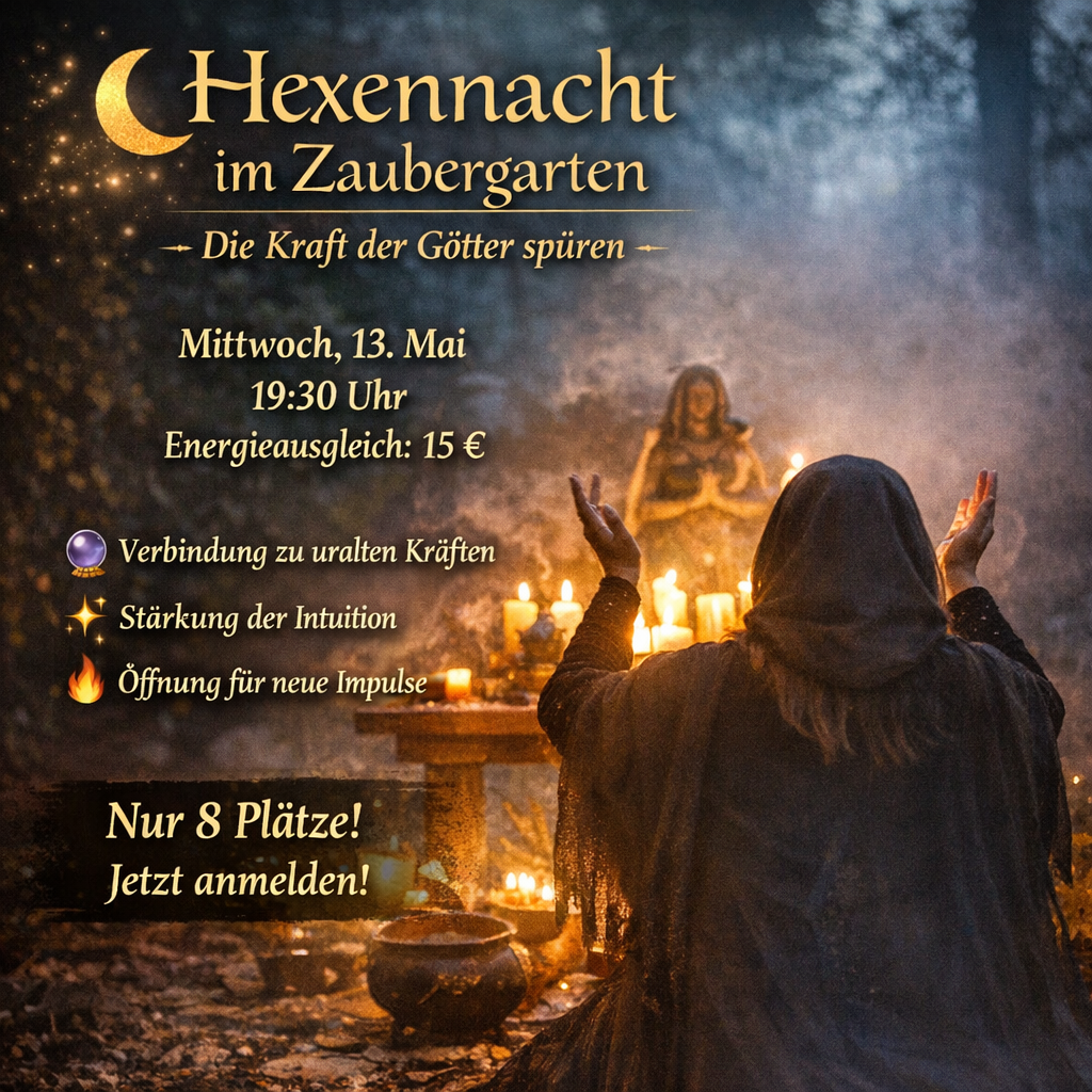 🌙 Hexentanz im Zaubergarten- Die Kraft der Götter spüren